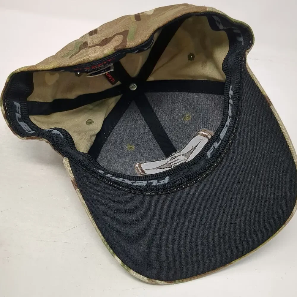 Easton Baseball Cap Green XL Multicam Embroidered Logo Fitted Flexfit Hat